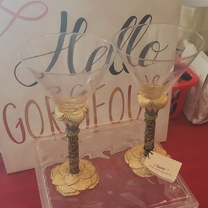 2 Saints Elegant Martini Glasses